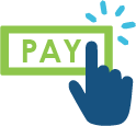 Click and pay icon